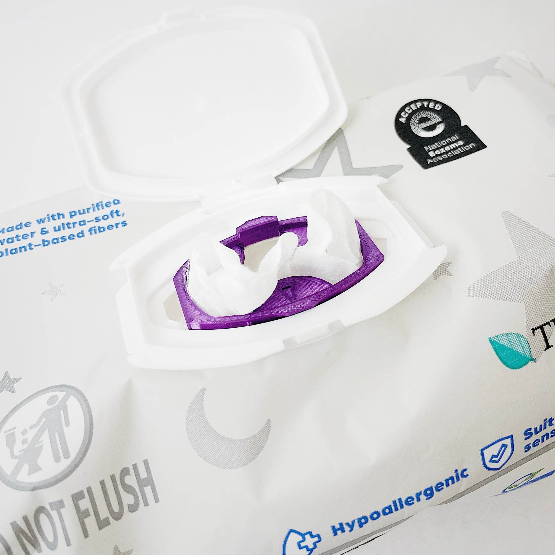 wet wipes 3d printed inset baby wipes