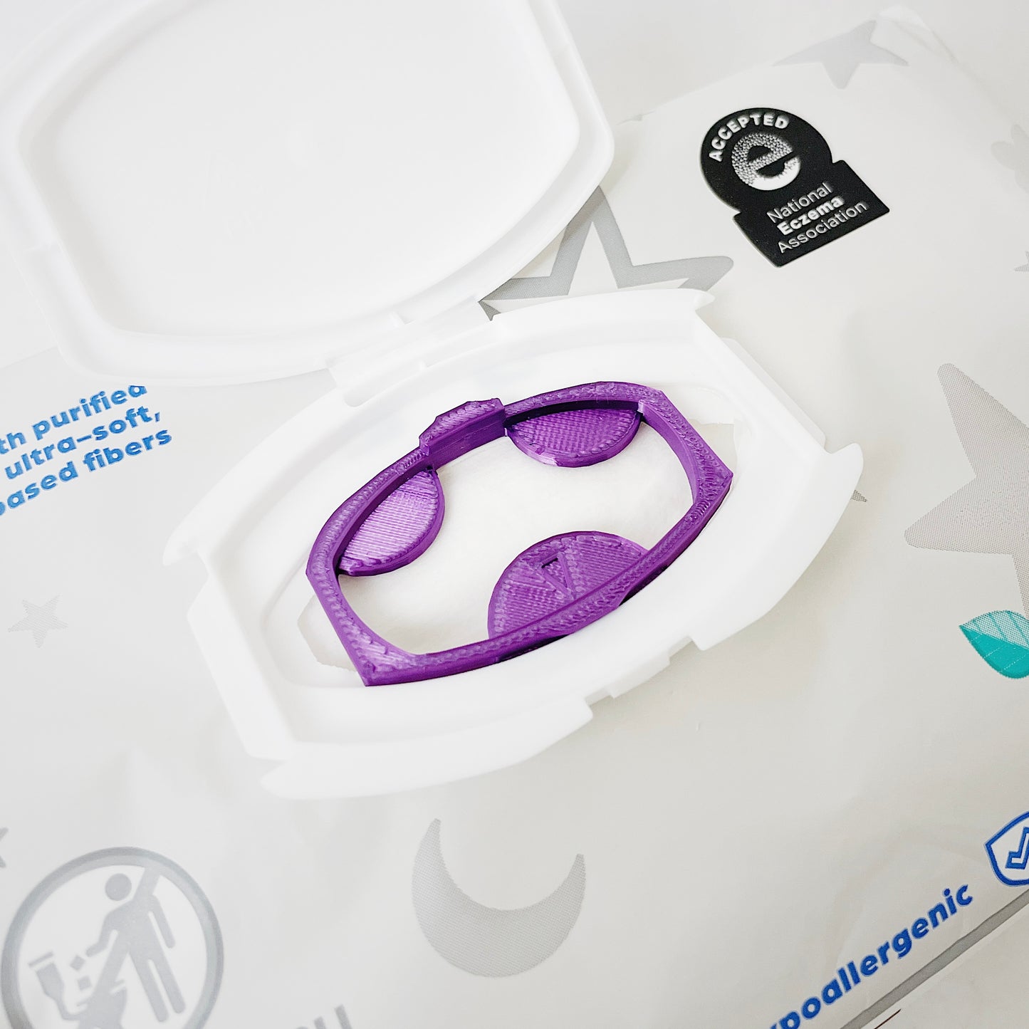 wet wipes 3d printed inset baby wipes